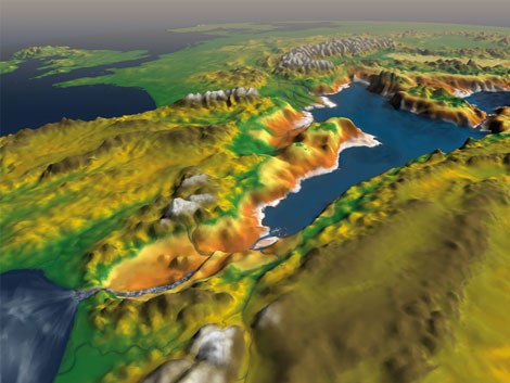 El Mediterráneo aislado del Atlántico hace 6 m.a.