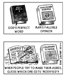 religion genesis creacionismo ciencia evolucion biblia dios conflicto