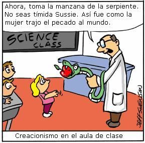 creacionismo_en_clase infancia ciencia evolucion darwin mujer cristianismo islam