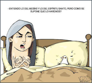 Virgen María Espíritu Santo Dios fecundación